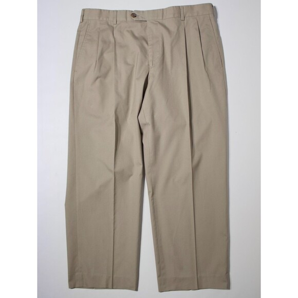 Brooks Brothers Suit Beige Coolmax Cotton Poly Men 42S (Pants Tailored to 34x27) - Picture 11 of 15